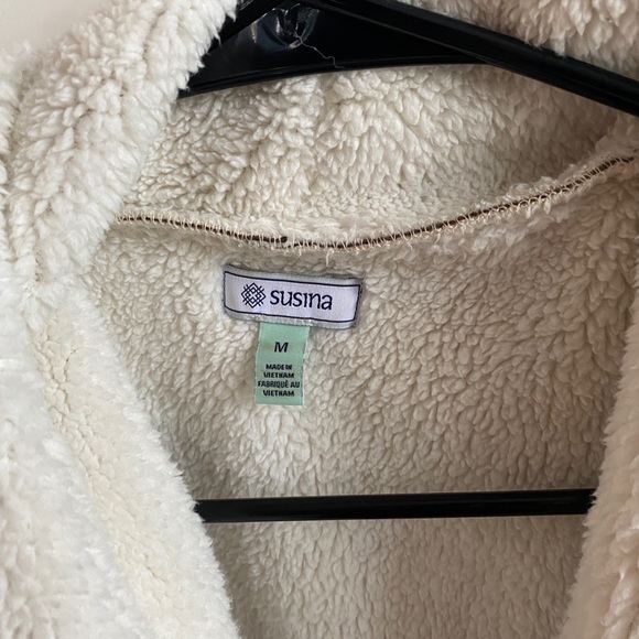 Susina Faux Suede Vest - Picture 3 of 4